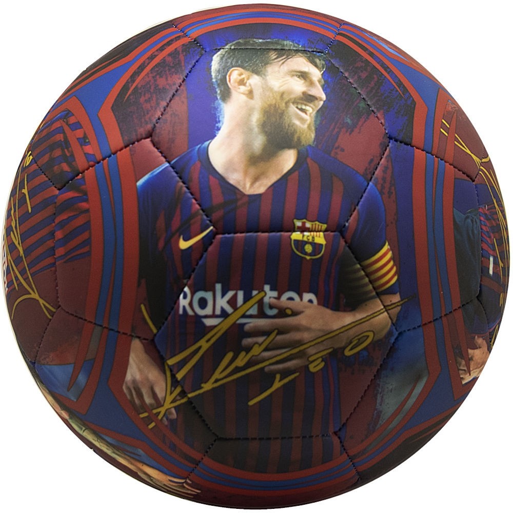Minge de fotbal FC Barcelona MESSI  marimea 5 '18/'19 mata image 3