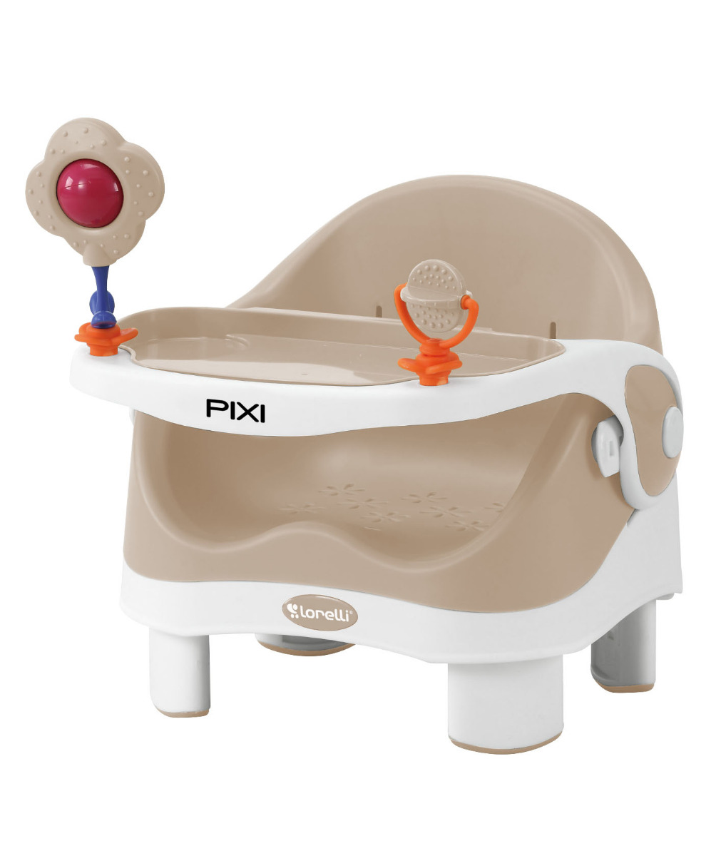 Scaun de masa, Pixi, Booster, Beige & White