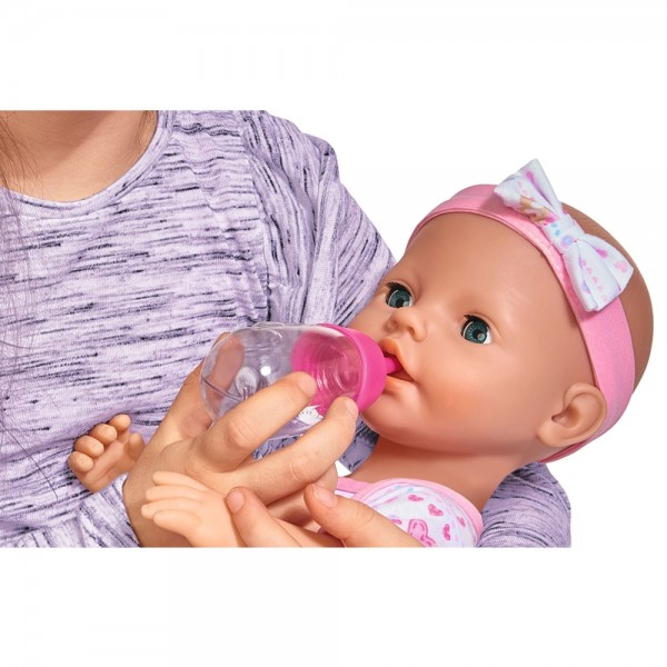 Papusa Simba New Born Baby 38 cm Bebe cu olita si accesorii image 6