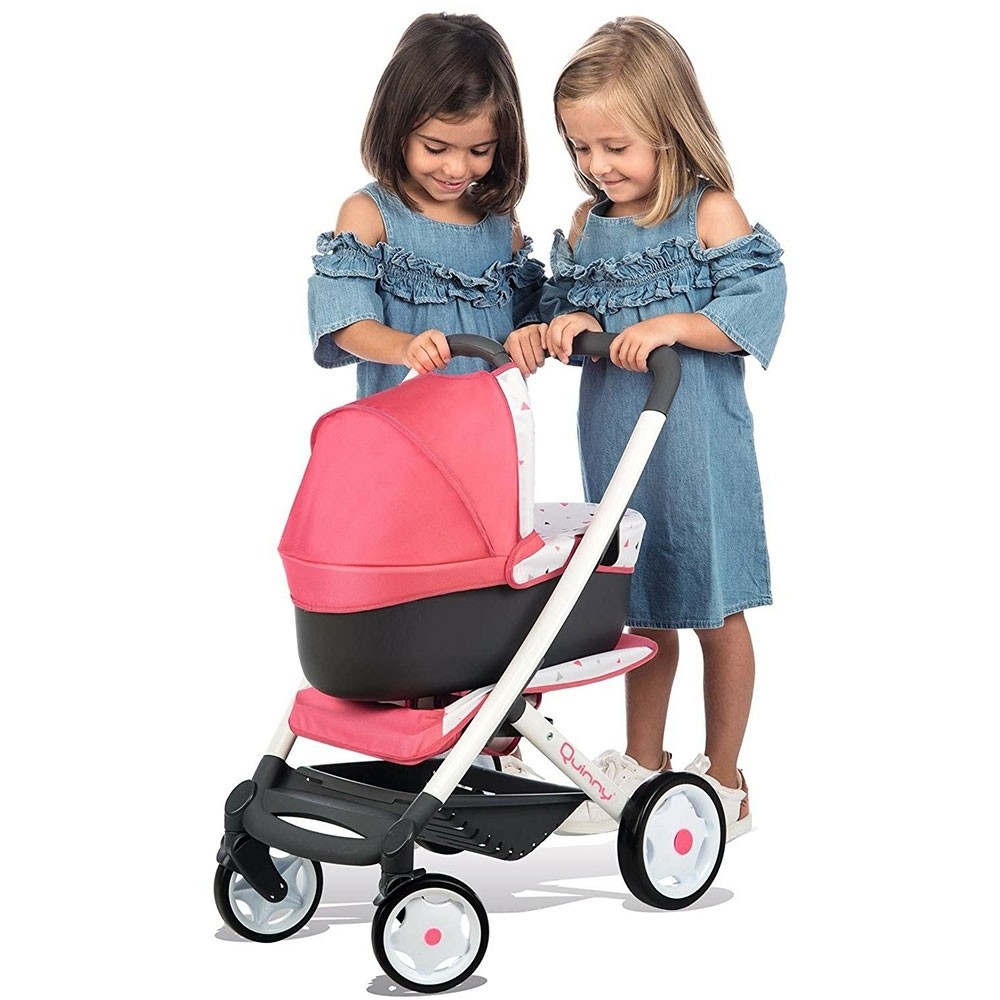 Carucior pentru papusi Smoby Quinny Combi 3 in 1 image 4