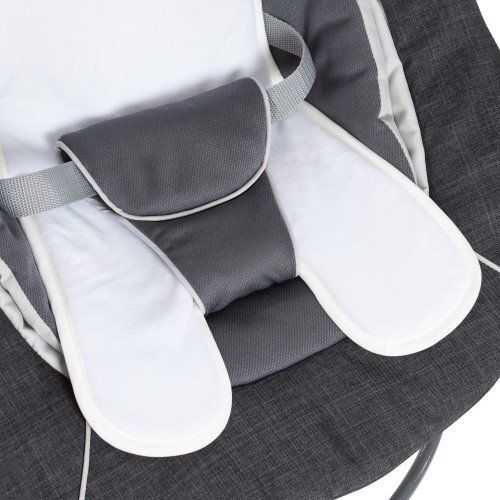 Șezlong Alpha Bouncer Deluxe 2in1 Melange Grey image 3