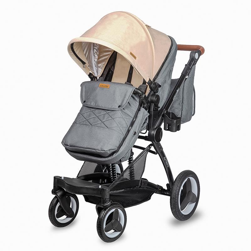 Carucior transformabil 3in1 Coccolle Ambra Safari Beige 2021 image 6