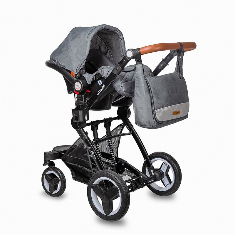 Carucior transformabil 3in1 Coccolle Ambra Urban Grey 2021 image 2