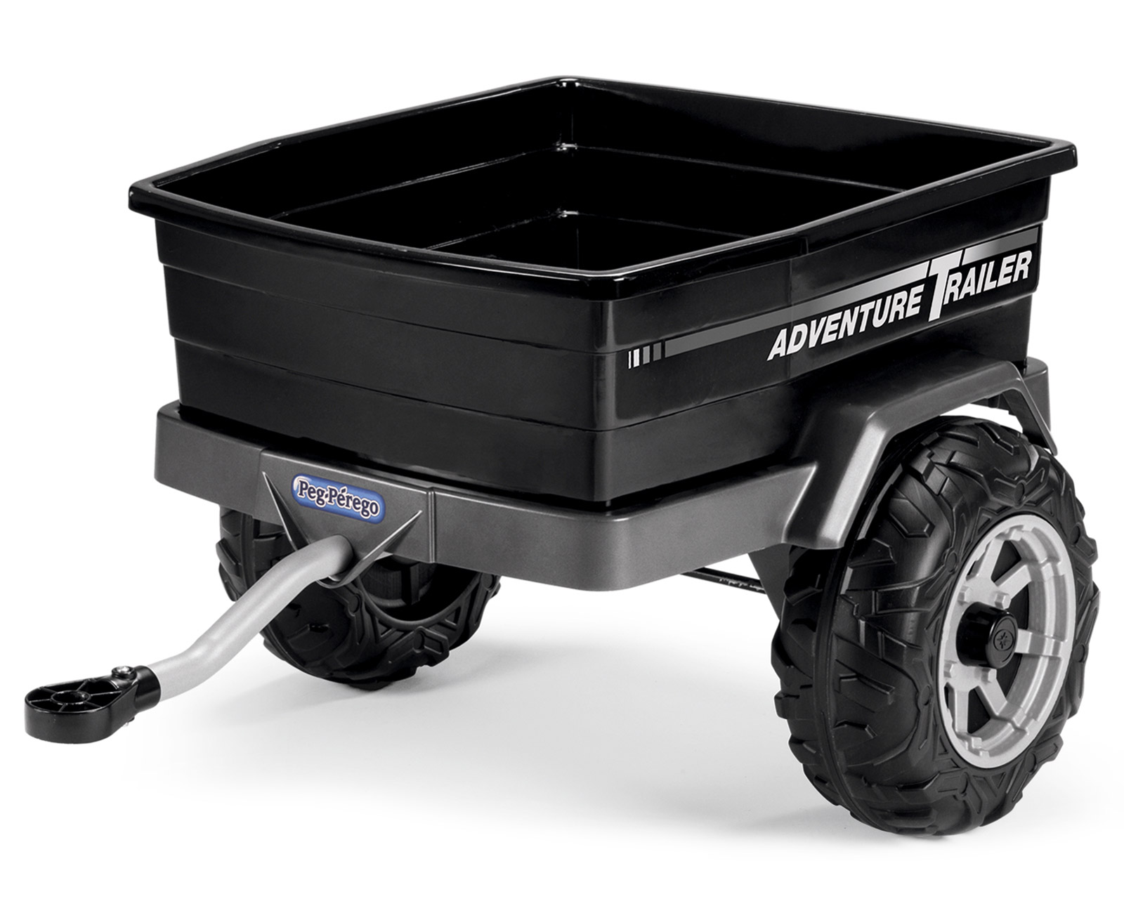 Remorca Peg Perego Gaucho Superpower - Gaucho Rock'in, 6 ani, Negru/Gri