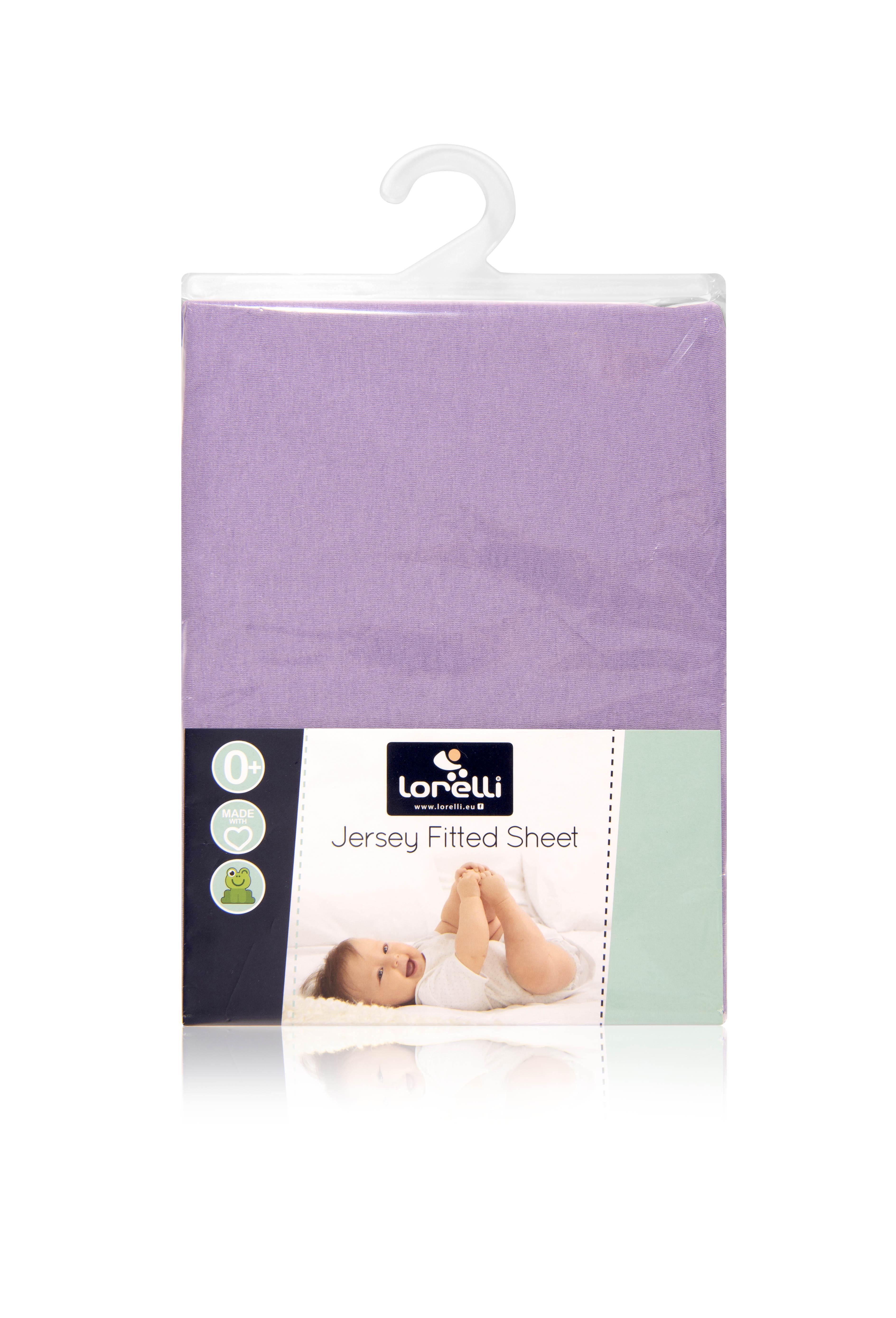 Cearceaf Jersey 60/120 cm, Purple