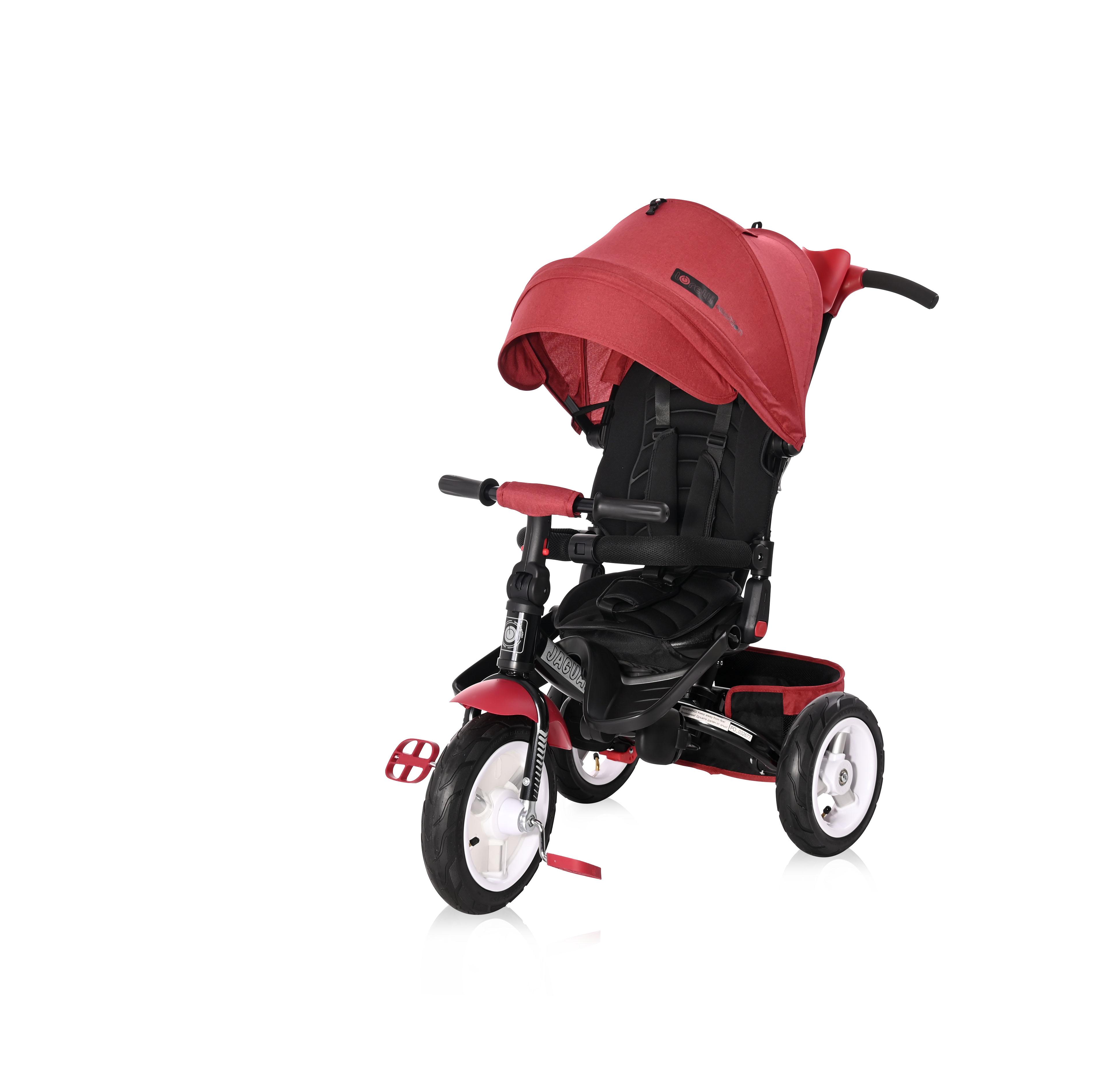 Tricicleta JAGUAR AIR Wheels, Red & Black image 11