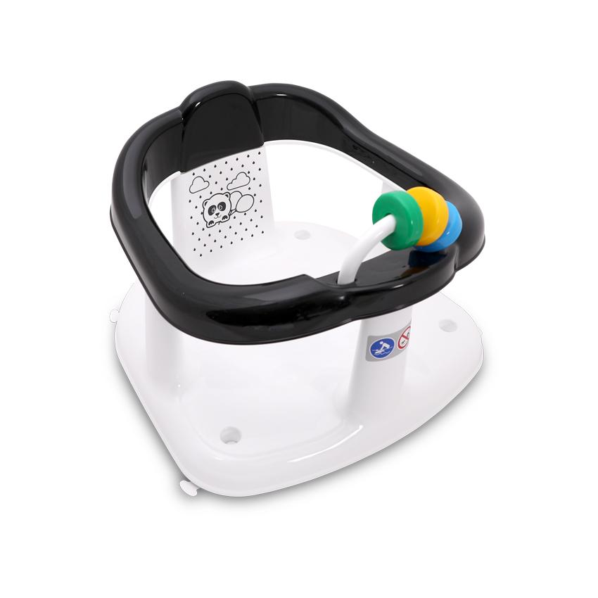 Scaun de baie pentru bebe, antiderapant, Panda , Black