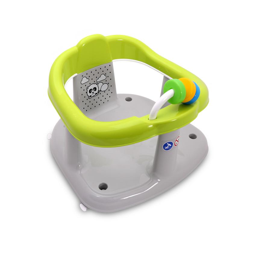 Scaun de baie pentru bebe, antiderapant, Panda , Green