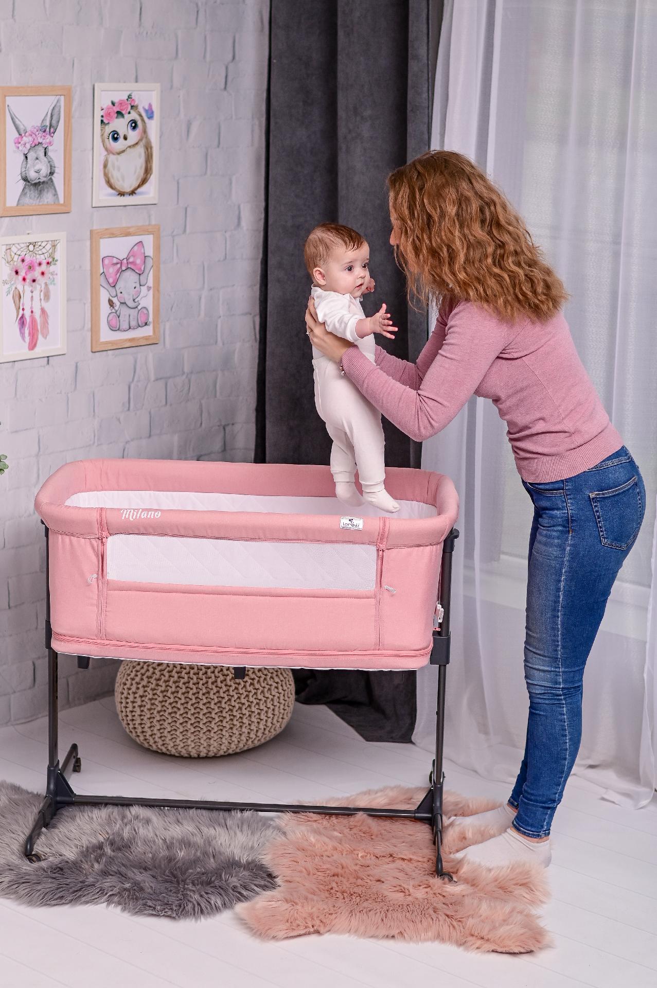 Patut 2 in 1 Co Sleeper, Milano, Beige image 2
