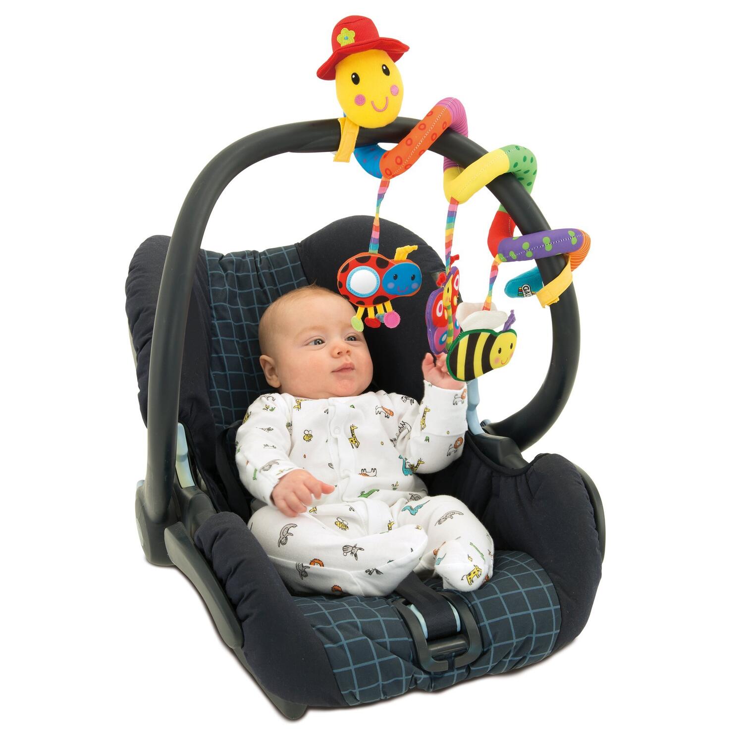 Jucarie pentru patut si carucior Wiggly Worm image 1
