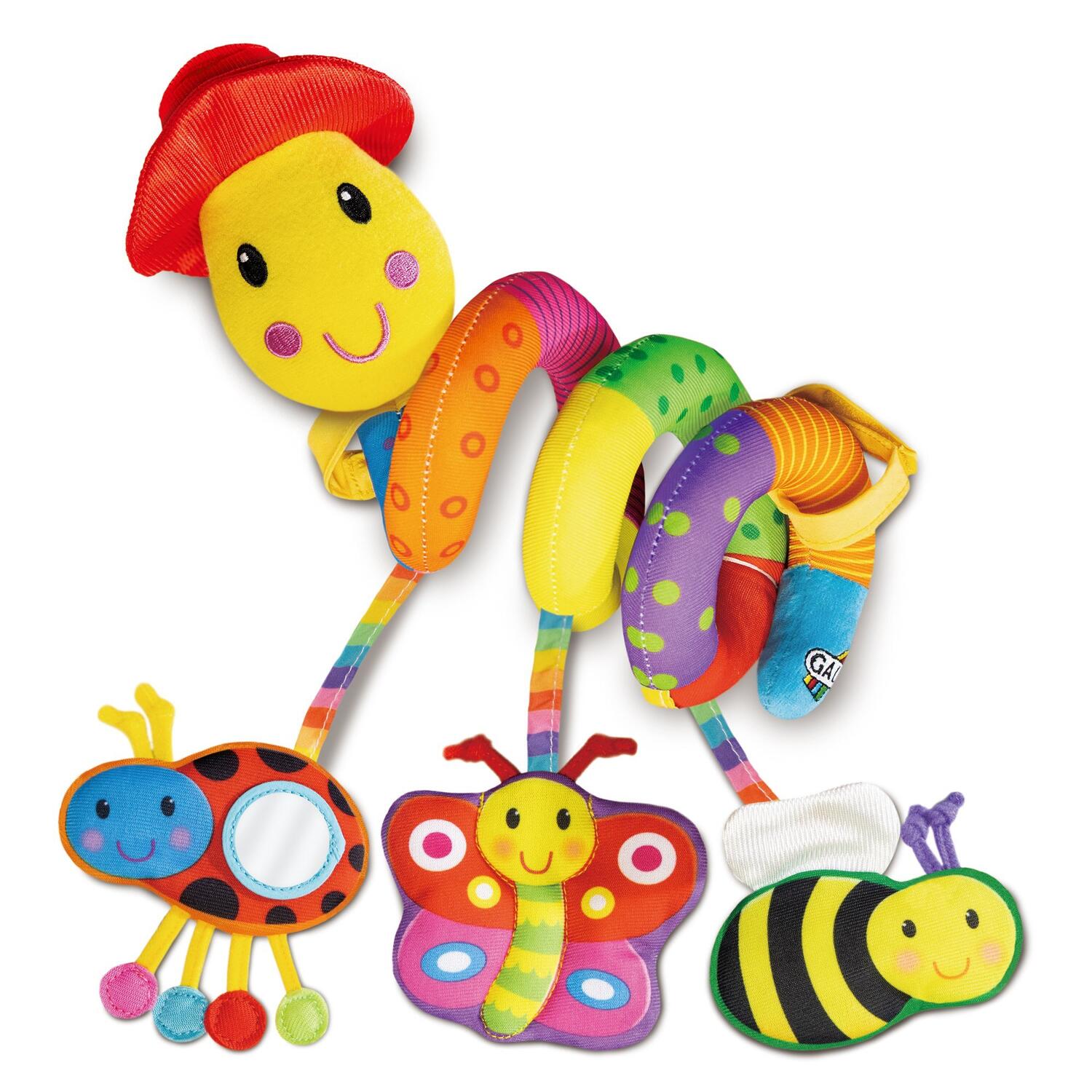 Jucarie pentru patut si carucior Wiggly Worm image 3
