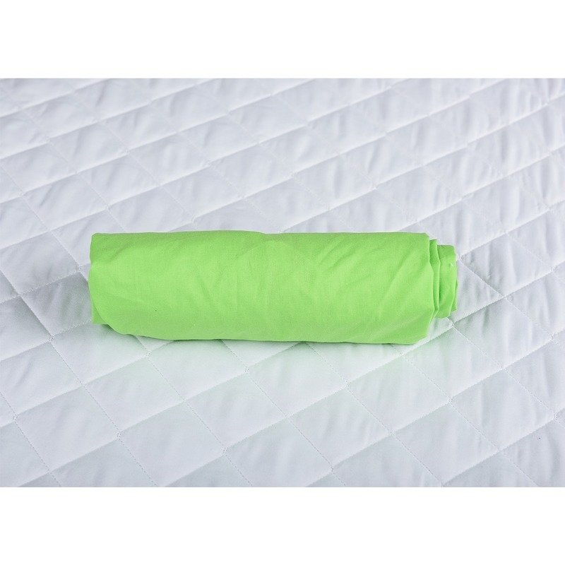 BabyNeeds - Cearceaf cu elastic 120x60 cm, Verde