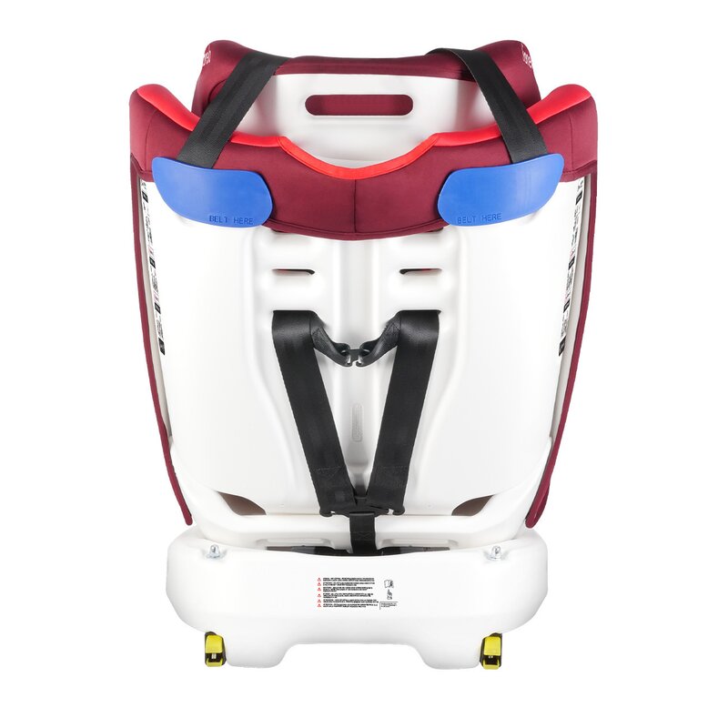 Lionelo - Scaun auto Bastiaan Pozitie de somn, Rotire 360 grade, 0-36 Kg, cu Isofix, Rosu image 10