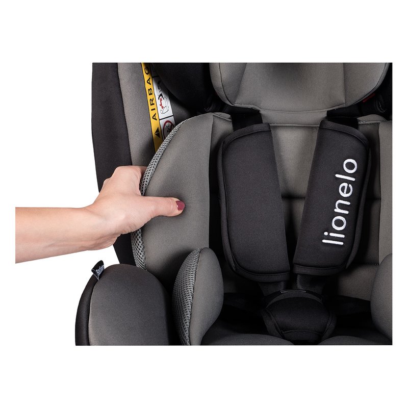 Lionelo - Scaun auto Bastiaan Pozitie de somn, Rotire 360 grade, 0-36 Kg, cu Isofix, Rosu image 16