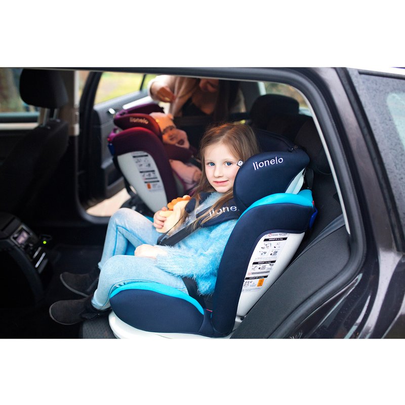 Lionelo - Scaun auto Bastiaan Pozitie de somn, Rotire 360 grade, 0-36 Kg, cu Isofix, Rosu image 19