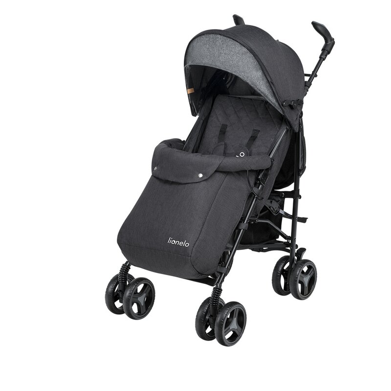 Lionelo - Carucior sport Irma Cu accesorii, Negru image 7