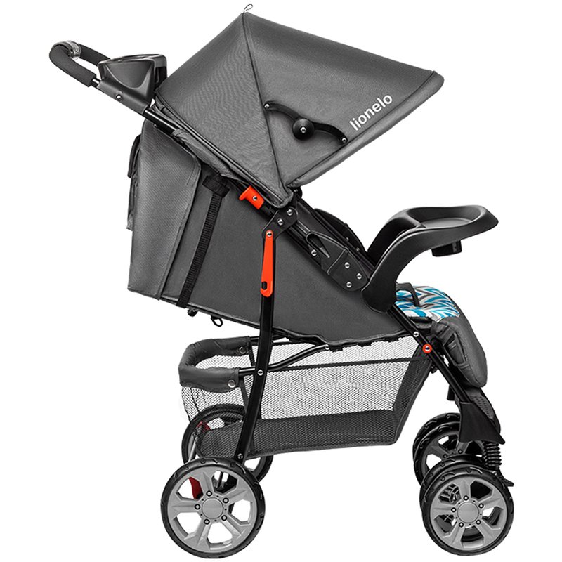 Lionelo - Carucior sport Emma Plus Scandi Cu accesorii, Albastru image 4