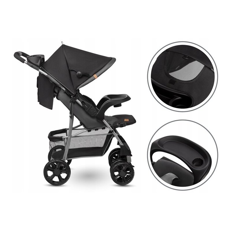 Lionelo - Carucior sport Emma Plus Stone Cu accesorii image 9
