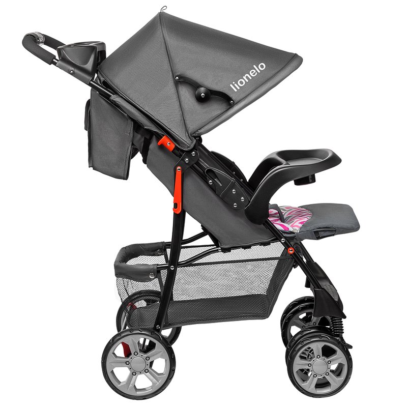 Lionelo - Carucior sport Emma Plus Scandi Cu accesorii, Roz image 9