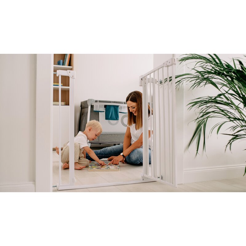 Lionelo - Poarta de siguranta prin presiune Truus Slim, 105 cm, Alb image 12
