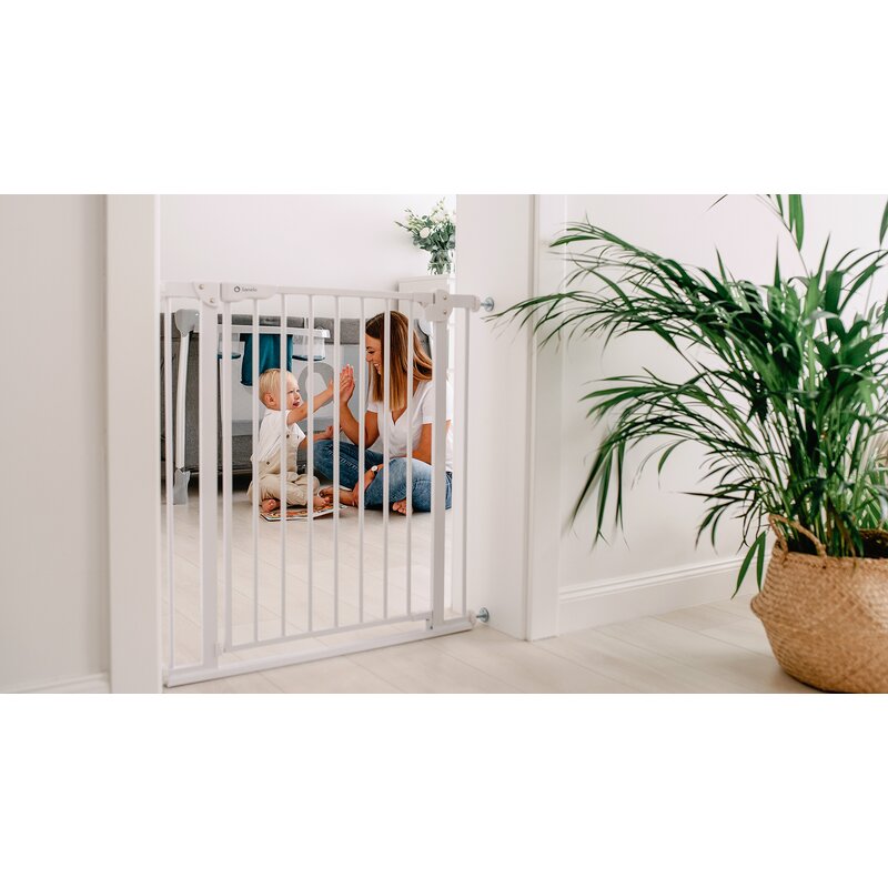 Lionelo - Poarta de siguranta prin presiune Truus Slim, 105 cm, Alb image 14