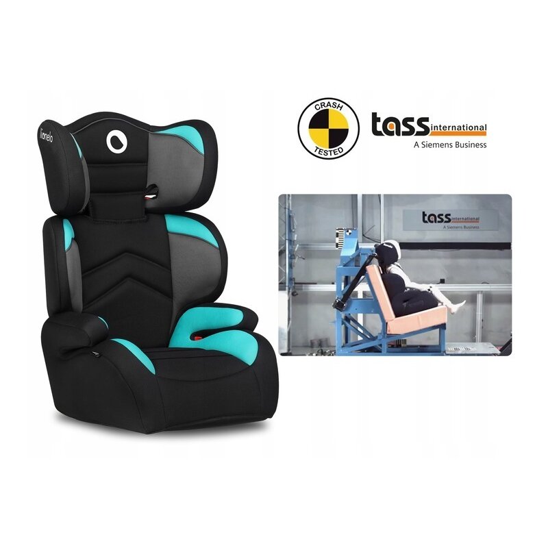 Lionelo - Scaun auto Lars Spatar detasabil, 15-36 Kg, Turcoaz image 9