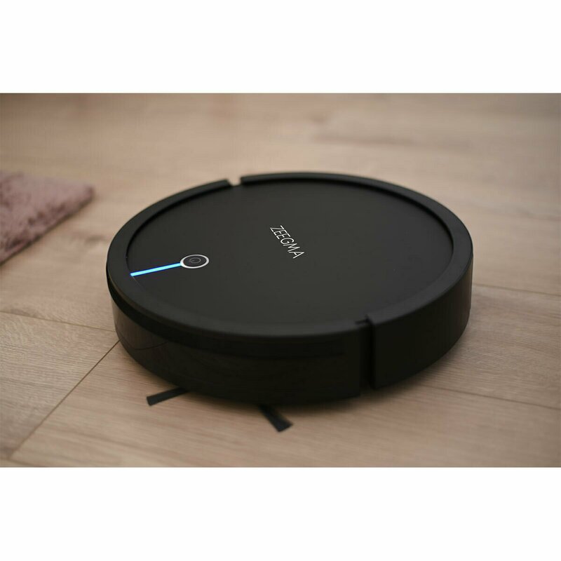 Zeegma - Robot de aspirare cu aplicatie WiFi si rezervor de apa, 1500 PA, Zonder Robo, Negru image 3