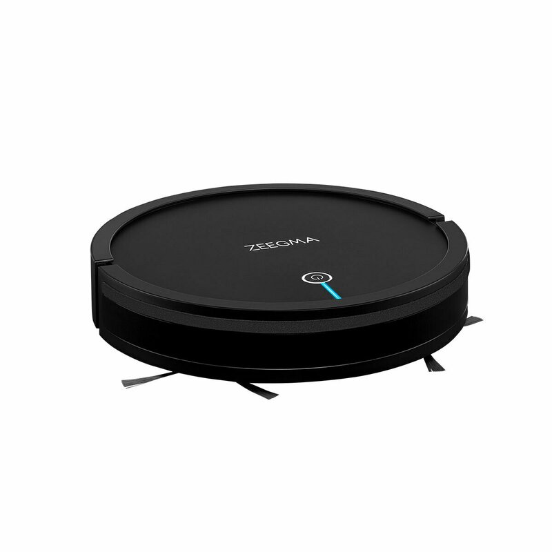Zeegma - Robot de aspirare cu aplicatie WiFi si rezervor de apa, 1500 PA, Zonder Robo, Negru image 10