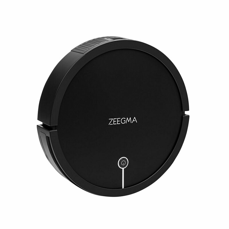 Zeegma - Robot de aspirare cu aplicatie WiFi si rezervor de apa, 1500 PA, Zonder Robo, Negru image 12