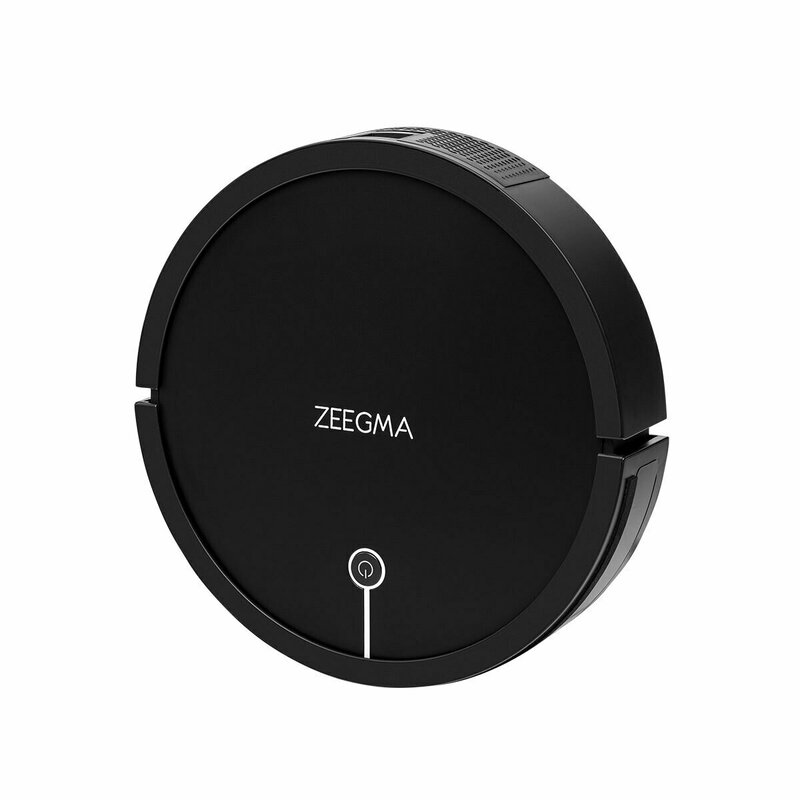 Zeegma - Robot de aspirare cu aplicatie WiFi si rezervor de apa, 1500 PA, Zonder Robo, Negru image 13
