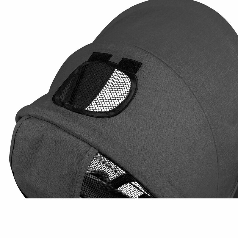 Lionelo - Tricicleta Haari Stone Suport picioare, Control al directiei, Scaun reversibil, Rotire 360 grade, Pliabila, Gri image 22