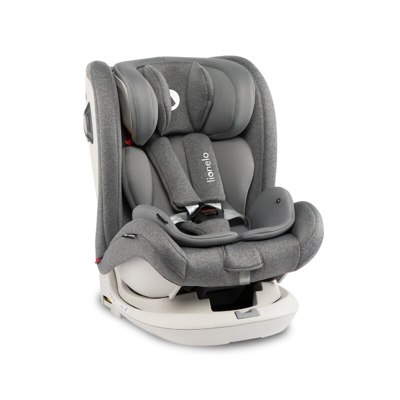 Lionelo - Scaun auto Bastiaan RWF Pozitie de somn, Protectie laterala, Rotire 360 grade, 0-36 Kg, cu Isofix, Gri image 13