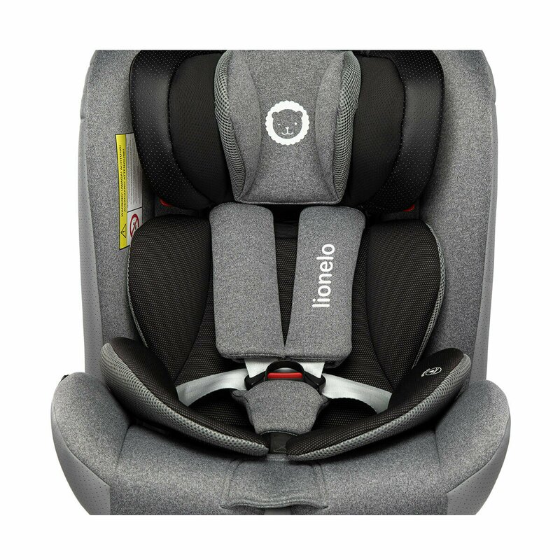 Lionelo - Scaun auto Braam Stone Pozitie de somn, Protectie laterala, Rotire 360 grade, 0-36 Kg, cu Isofix, Gri image 21