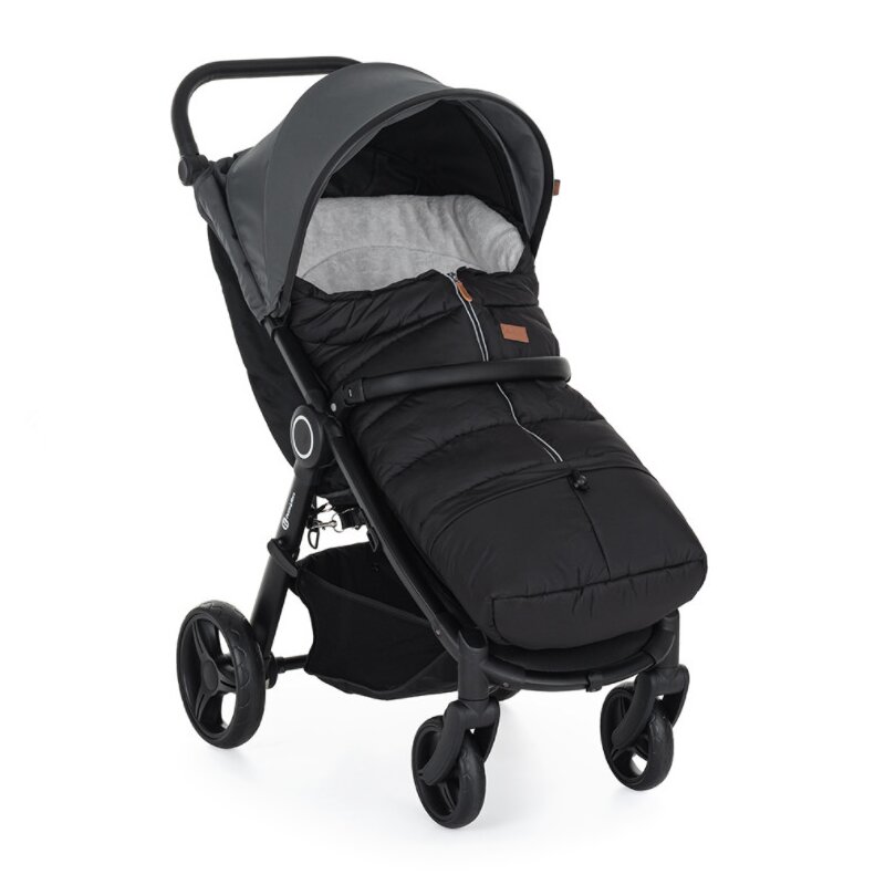 Petite&Mars - Sac de iarna 100x48 cm, extensibil Jibot, 3 in 1, Black image 5