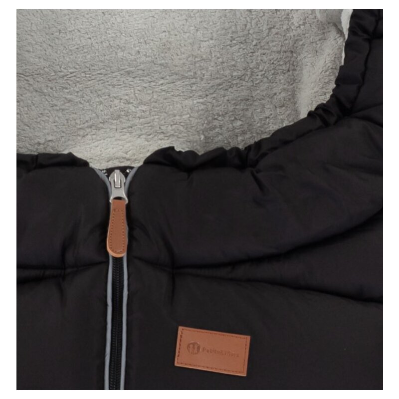 Petite&Mars - Sac de iarna 100x48 cm, extensibil Jibot, 3 in 1, Black image 9