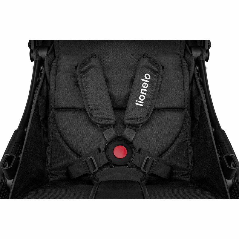 Lionelo - Carucior sport Julie One, De la nastere, Cu accesorii, Cadru din aluminiu, 0-22 kg, Negru image 12
