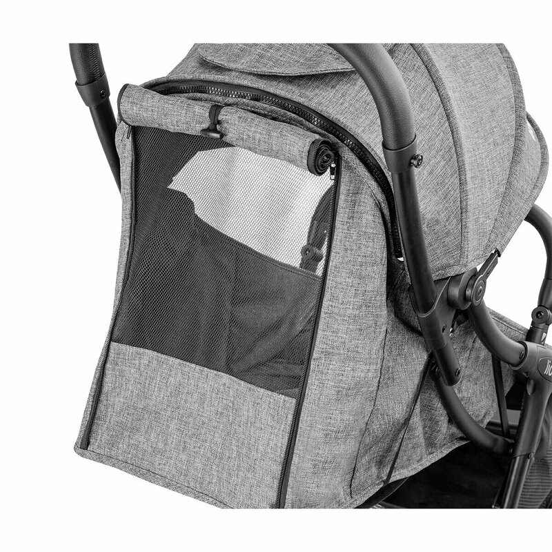 Lionelo - Carucior sport Julie One, De la nastere, Cu accesorii, Cadru din aluminiu, 0-22 kg, Gri image 15
