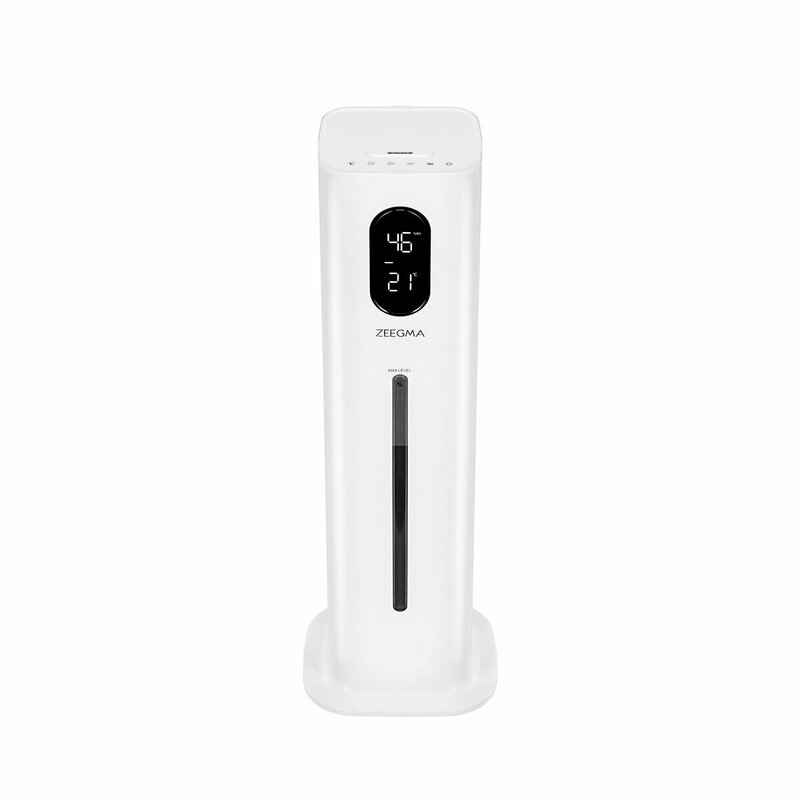 Zeegma - Umidificator ultrasonic Vers UV, functii de ionizare si aromaterapie, mod nocturn, Alb image 5