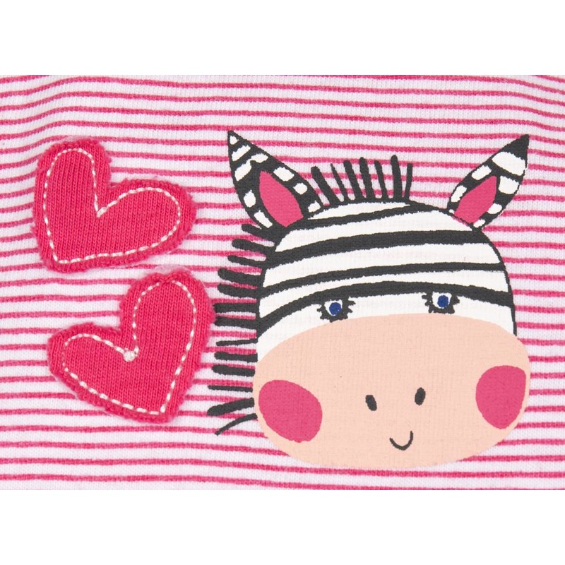Gmini Salopeta cu maneca scurta Zebra 68 cm 4-6 luni image 2