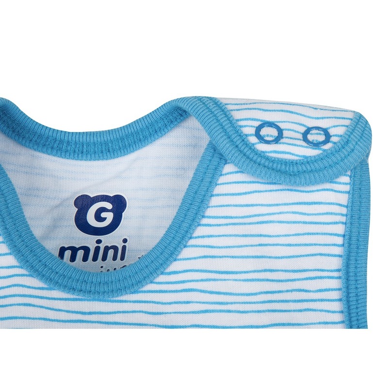 Gmini Salopeta cu maneca scurta - liniute si masinuta 62 image 1