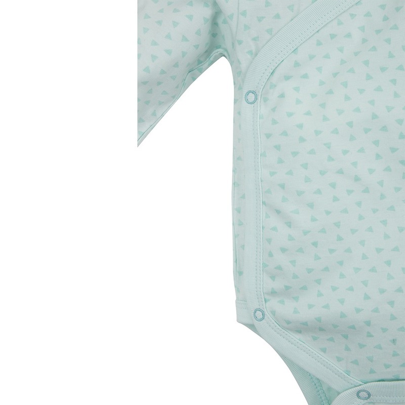 Gmini Body cu maneca lunga Basic Extra- Triangles Mint 56 image 1