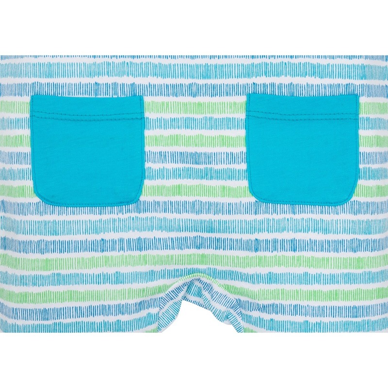 Gmini Salopeta cu maneca si pantaloni scurti- Micutul Lup 68 image 3