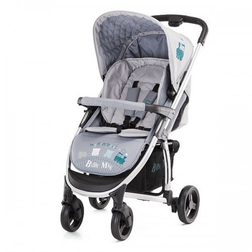 Carucior Baby Max Onyx cu landou train green image 1