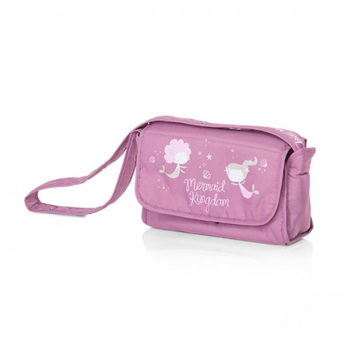 Carucior Baby Max Nicole 2 in 1 cu scaun auto mermaids image 3