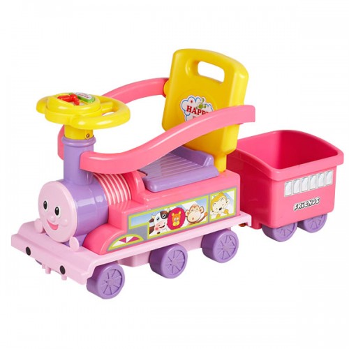 Masinuta Chipolino Train pink-lilac
