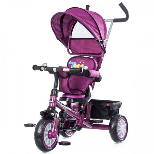 Tricicleta cu copertina si sezut reversibil Chipolino Twister purple 2015