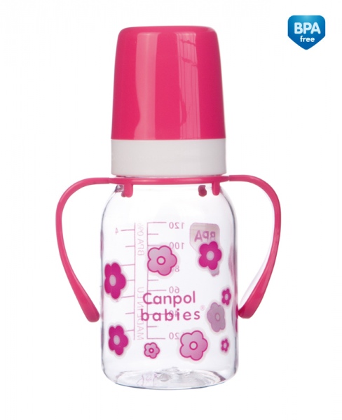 Biberon 120 ml cu maner BPA 0% 11/821