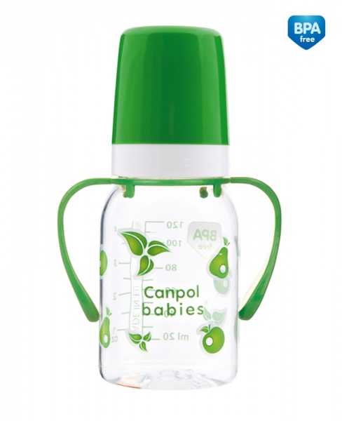 Biberon 120 ml cu maner BPA 0% 11/821 image 1