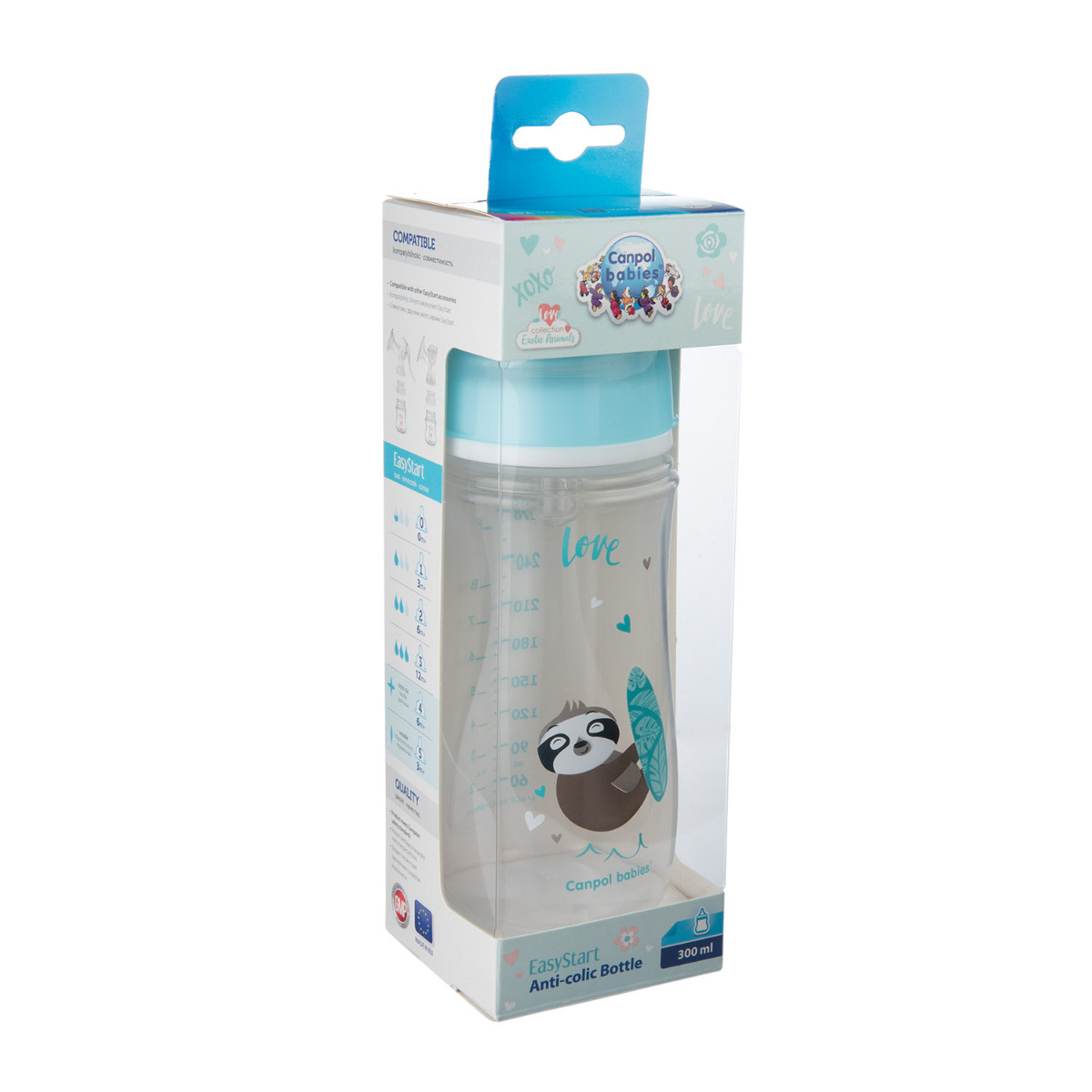 Biberon anticolici gat larg 300 ml 35/222 image 1