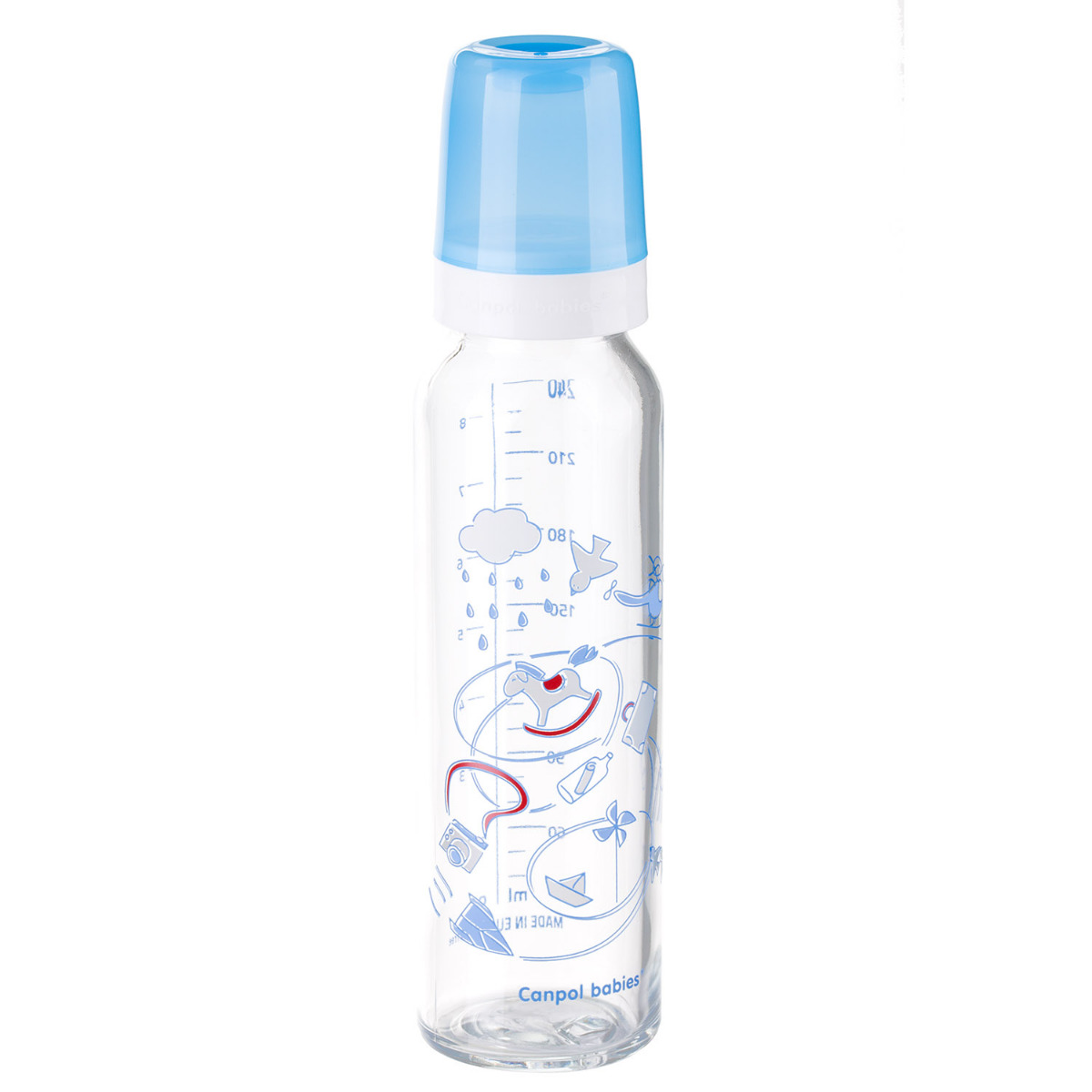 Biberon sticla 240 ml cu desen 42/201